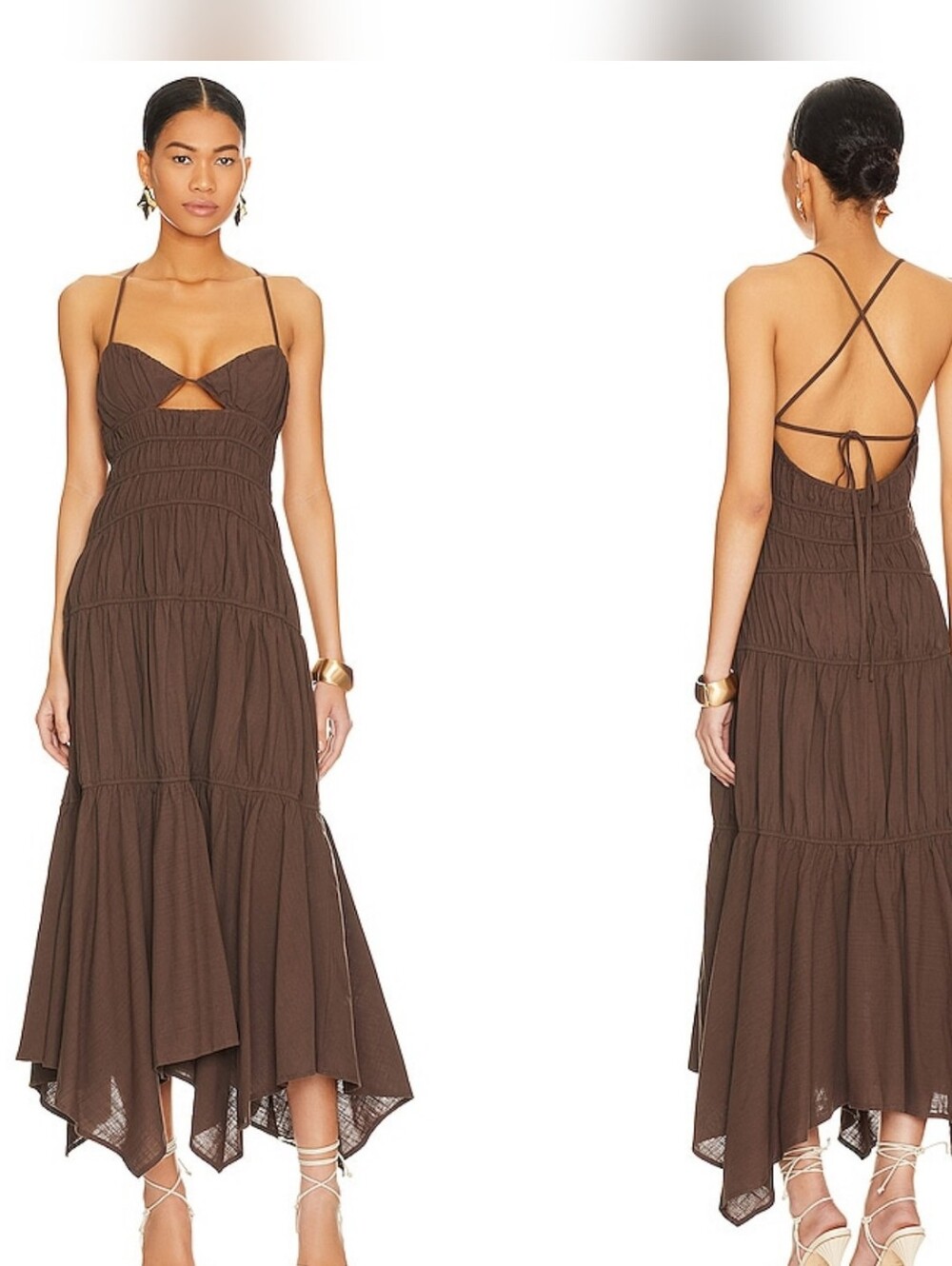 Tahlia Dress in Chocolate